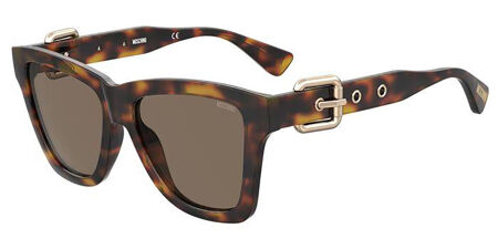 Lunettes De Soleil Moschino « Bad Girl » MO768S01 Noir Et Or - Neuf Sans étiquette, Style Métal, Femme