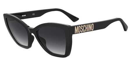 Lunettes De Soleil Moschino « Bad Girl » MO768S01 - Noir & Or - Neuf Sans étiquette