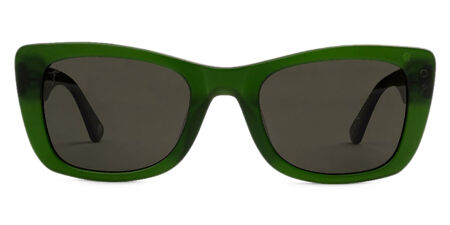 Lunettes De Soleil Zeque Serio Elf Polarisées – Verres Ease Green, Monture Gunmetal, Taille 130 Mm
